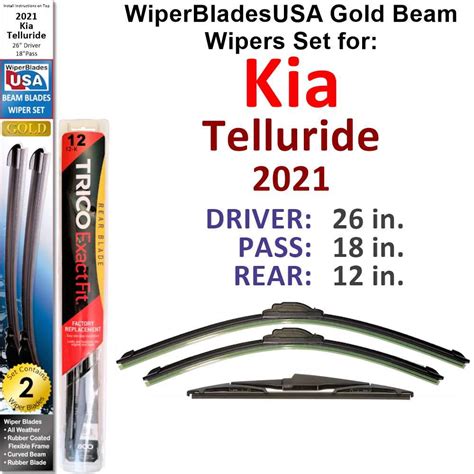 Kia telluride wiper blades size. Things To Know About Kia telluride wiper blades size. 